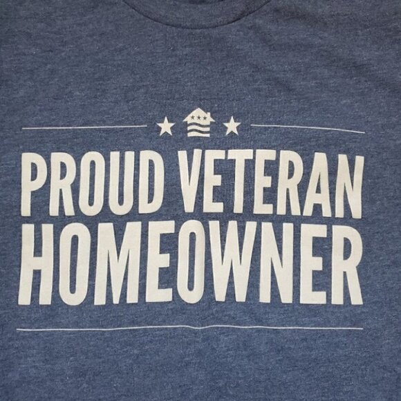 Proud Veteran Homeowner Tee Shirt - Picture 3 of 3